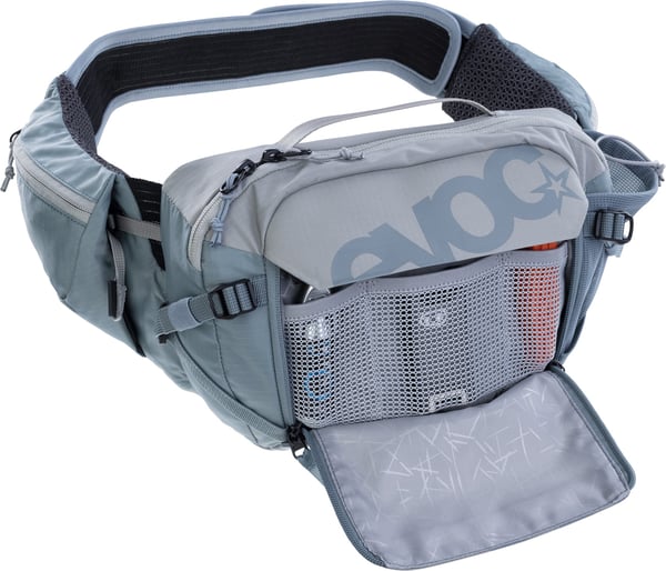 Evoc HIP PACK PRO 3 bæltetaske 1,5 l med vandblære, blågrå