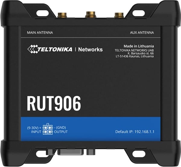 Teltonika RUT906 3G/4G/LTE-modem og WiFi-router