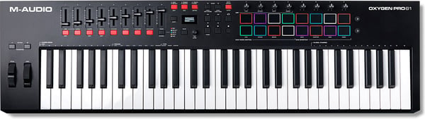 M-Audio Oxygen Pro 61 -MIDI-keyboard, 61 tangenter