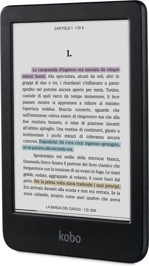 Kobo Clara Colour 6" -e-bokläsare, svart