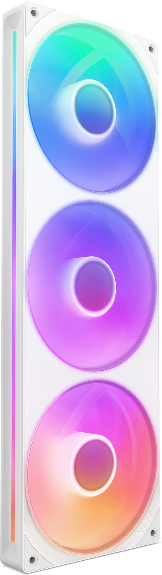 NZXT F360 RGB CORE-blæser, 3 * 120 mm, hvid