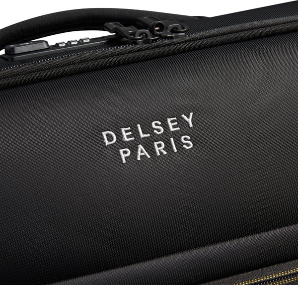 Delsey Brochant 3 Slim 4W 55 cm kuffert, sort