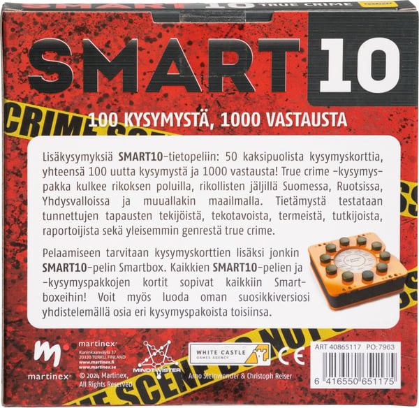 Smart10 -tilläggsfrågor, true crime
