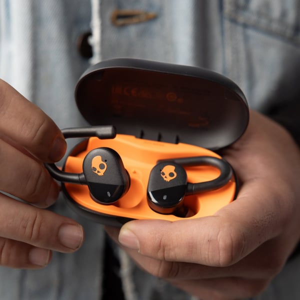 Skullcandy Push Play Active trådlösa hörlurar, svart/orange