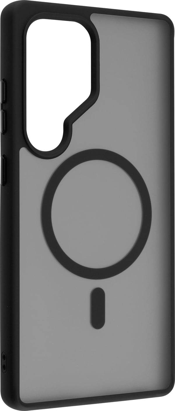 FoneKit Magnetisk Soft Touch -skyddshölje, Samsung Galaxy S25 Ultra, svart/grå