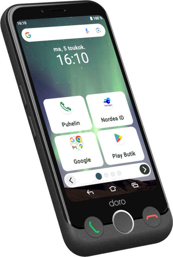 Doro Aurora A11 smartphone, Grafit