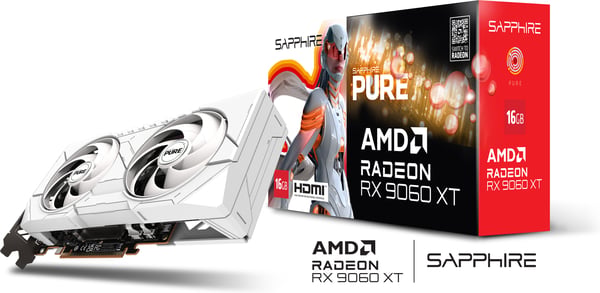 Sapphire PURE RX 9060 XT GAMING OC 16GB grafikkort