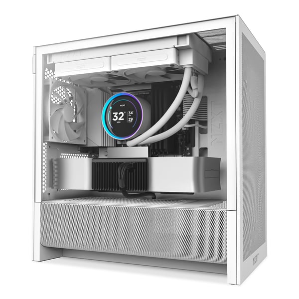 NZXT H3 Flow (2025) Micro-ATX-chassi, vit