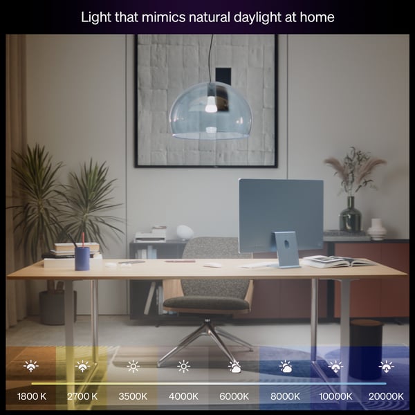Philips Hue LED-smartlampa, White ambiance, E27, 1600 lm