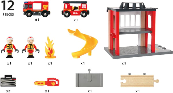 BRIO World 33833 - Brandstation