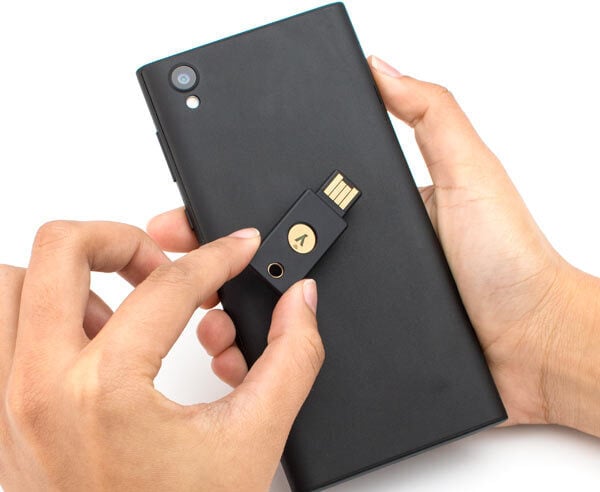 Yubico YubiKey 5 NFC sikkerhedsnøgle, USBA