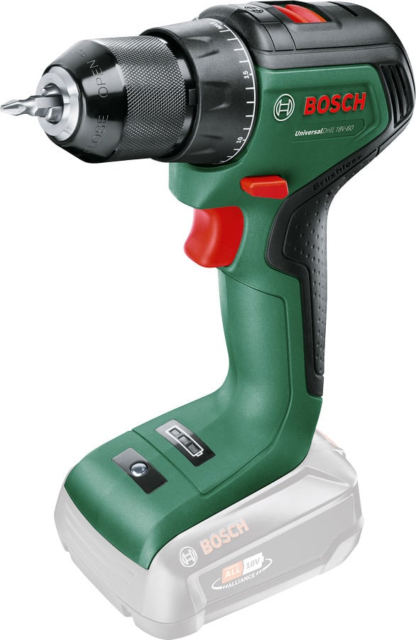 Bosch UniversalDrill 18V-60 Solo - batteridrevet boremaskine, uden batteri