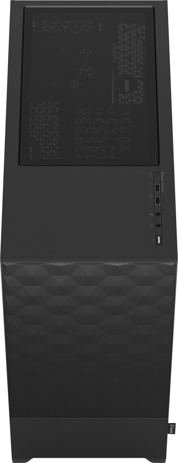 Fractal Design Pop Air Sort TG Klar Tint ATX-kabinet med vindue, sort