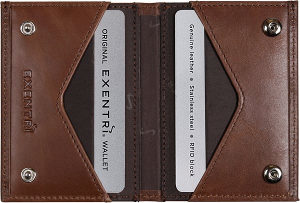 Exentri Miniwallet - tegnebog, hasselnød
