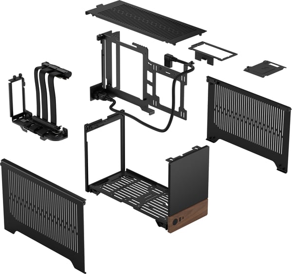 Fractal Design Terra Mini-ITX-chassi, Graphite
