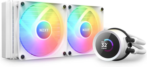 NZXT Kraken 240 RGB -vätskekylningssystem, vit