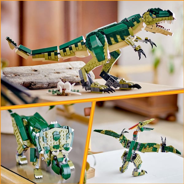 LEGO Creator 3in1 T. rex, Dinosaurieleksak för barn 31151
