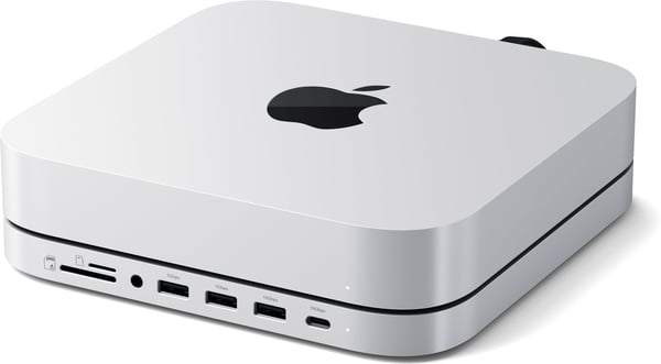 Satechi Stand Hub til Mac mini-dock, sølv