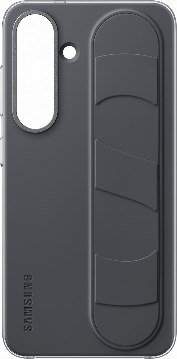 Samsung Galaxy S25 Stående Grip beskyttelsesskal, sort / blå