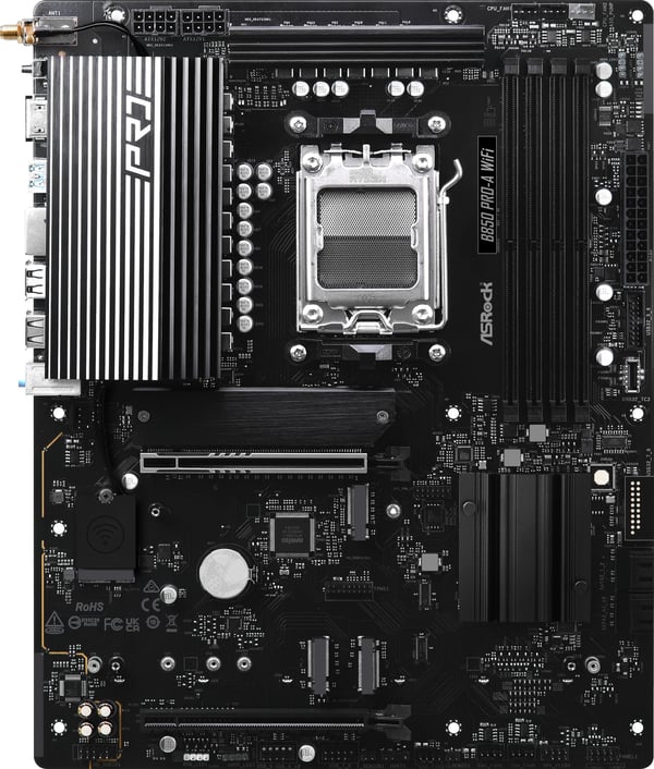 Asrock B850 Pro-A WiFi AMD AM5 ATX-moderkort
