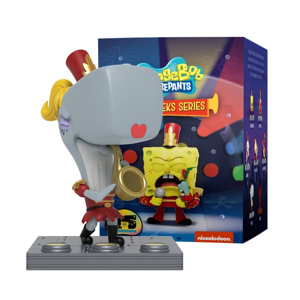Mighty Jaxx SvampBob Fyrkant, Band Geek samlarfigur