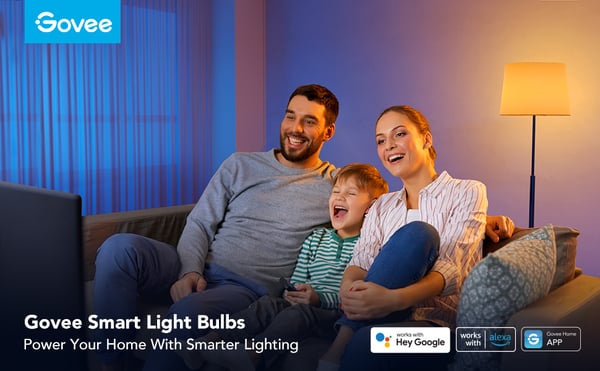 Govee WIFI- och Bluetooth smartlampa, 1200 lm, E27