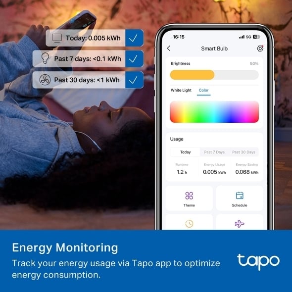 TP-Link Tapo L430C E14 smartlampa