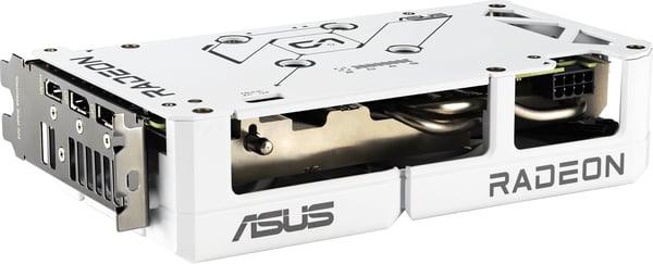 ASUS Dual Radeon RX 9060 XT 16 GB Vit Edition grafikkort