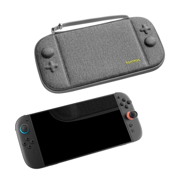 tomtoc FancyCase-G05 Switch 2 skyddsfodral, grå