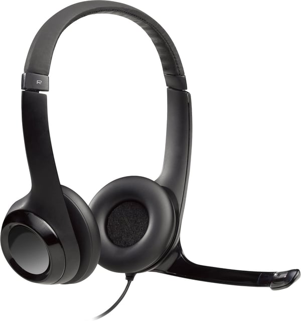 Logitech H390 headsetmikrofon, sort