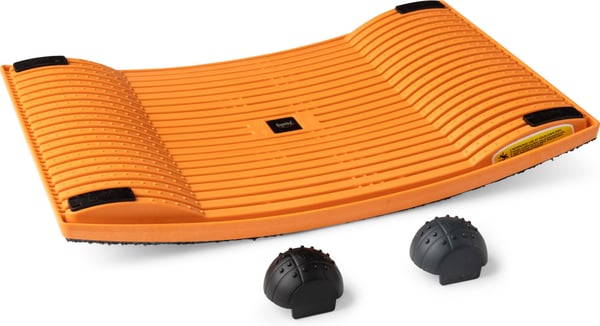 Gymba -aktivitetsbräda och massagebollar, orange