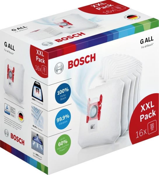 Bosch BBZ16GALL-dammsugarpåse, 16 st