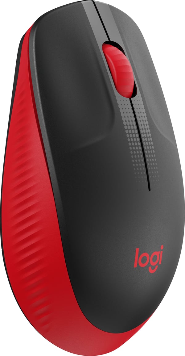 Logitech M190 -trådløs mus, sort/rød