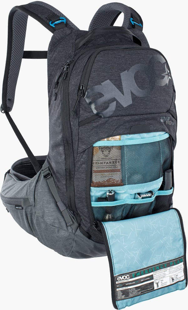 Evoc TRAIL PRO 16 -ryggsäck L/XL, svart