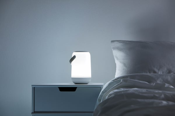 WiZ Mobil Bærbar -opladningsbar smart bordlampe, hvid, WiFi