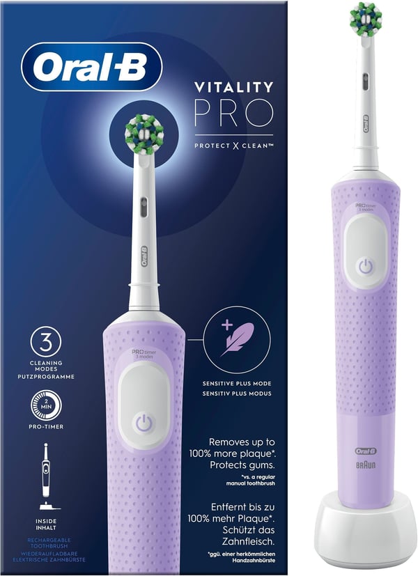 Oral-B Vitality Pro Purple - eltandbørste, lilla