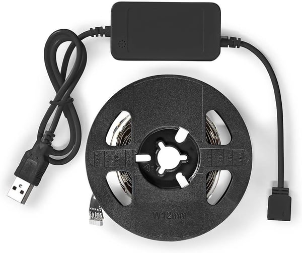 Nedis SmartLife - LED-lysstrope, varmhvid + RGB, bluetooth, 2 m