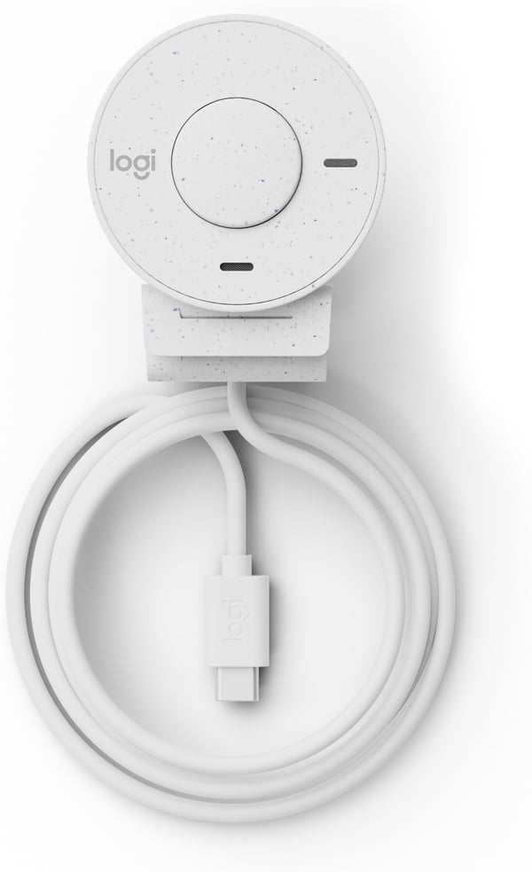 Logitech Brio 300 -webbkamera, vit