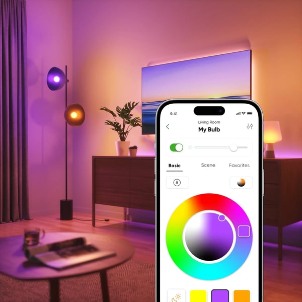 Nanoleaf Essentials Matter smart lampa, E27, 3 st