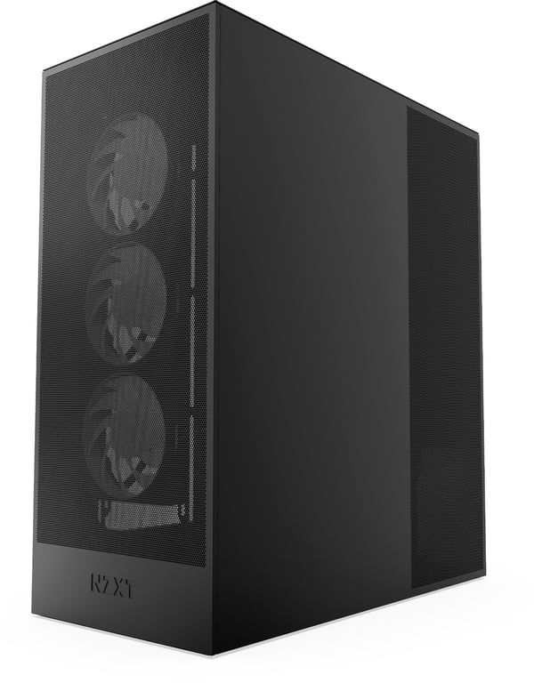 NZXT H7 Flow RGB (2024) ATX-chassis med vindue, sort