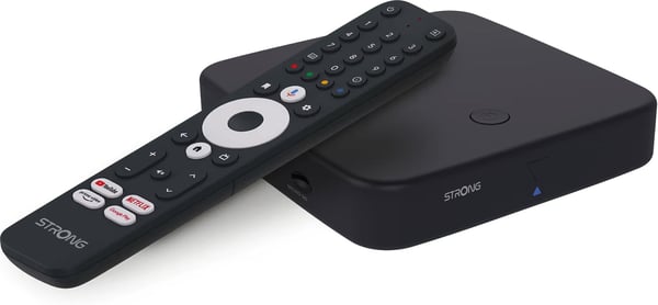 Strong SRT423 4K + DVB-T2/C Wi-Fi 4K Google TV mediaverktyg/digibox