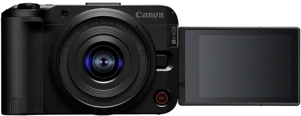 Canon EOS R50 V systemkamera + RF-S 14-30mm F4-6.3 IS STM PZ objektiv, svart