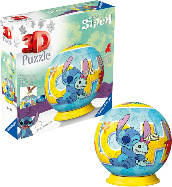 Ravensburger Disney Stitch 3D Pussel, 73 bitar