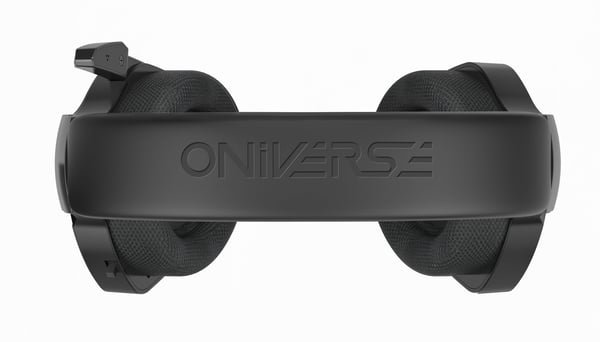 Oniverse Meteor spelhörlurar, Carbon Black