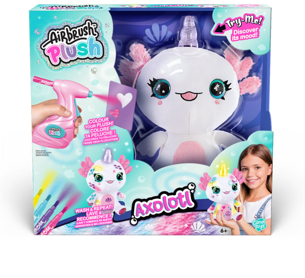 Airbrush Mjuk Axolotlfigur