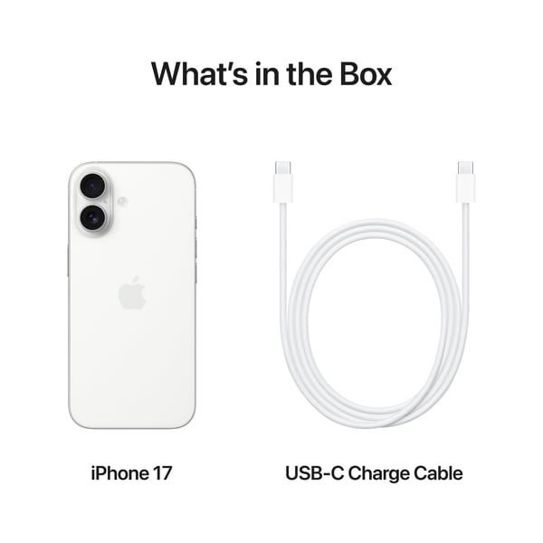 Apple iPhone 17 512 GB mobiltelefon, vit