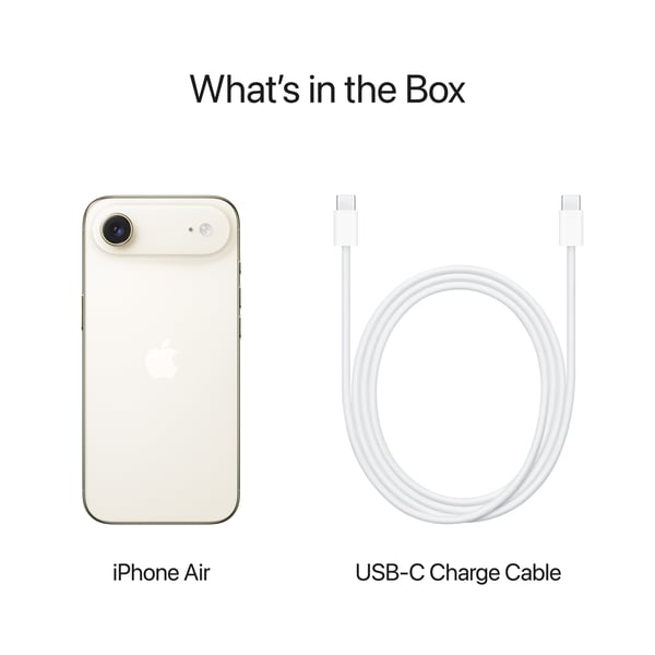 Apple iPhone Air 512 GB telefon, ljusguld