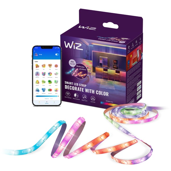 WiZ RGBIC LED-ljusslinga, 4 m