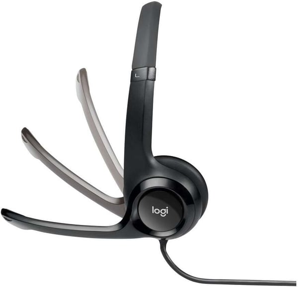 Logitech H390 headsetmikrofon, sort