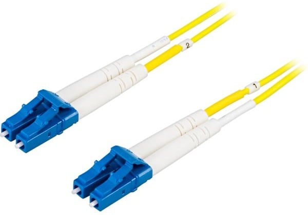 DELTACO LC-LC SM OS2 0,5 m - lyslederkabel